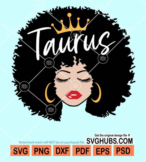 Taurus queen svg