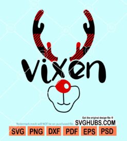Vixen reindeer svg