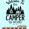 Welcome to our camper svg