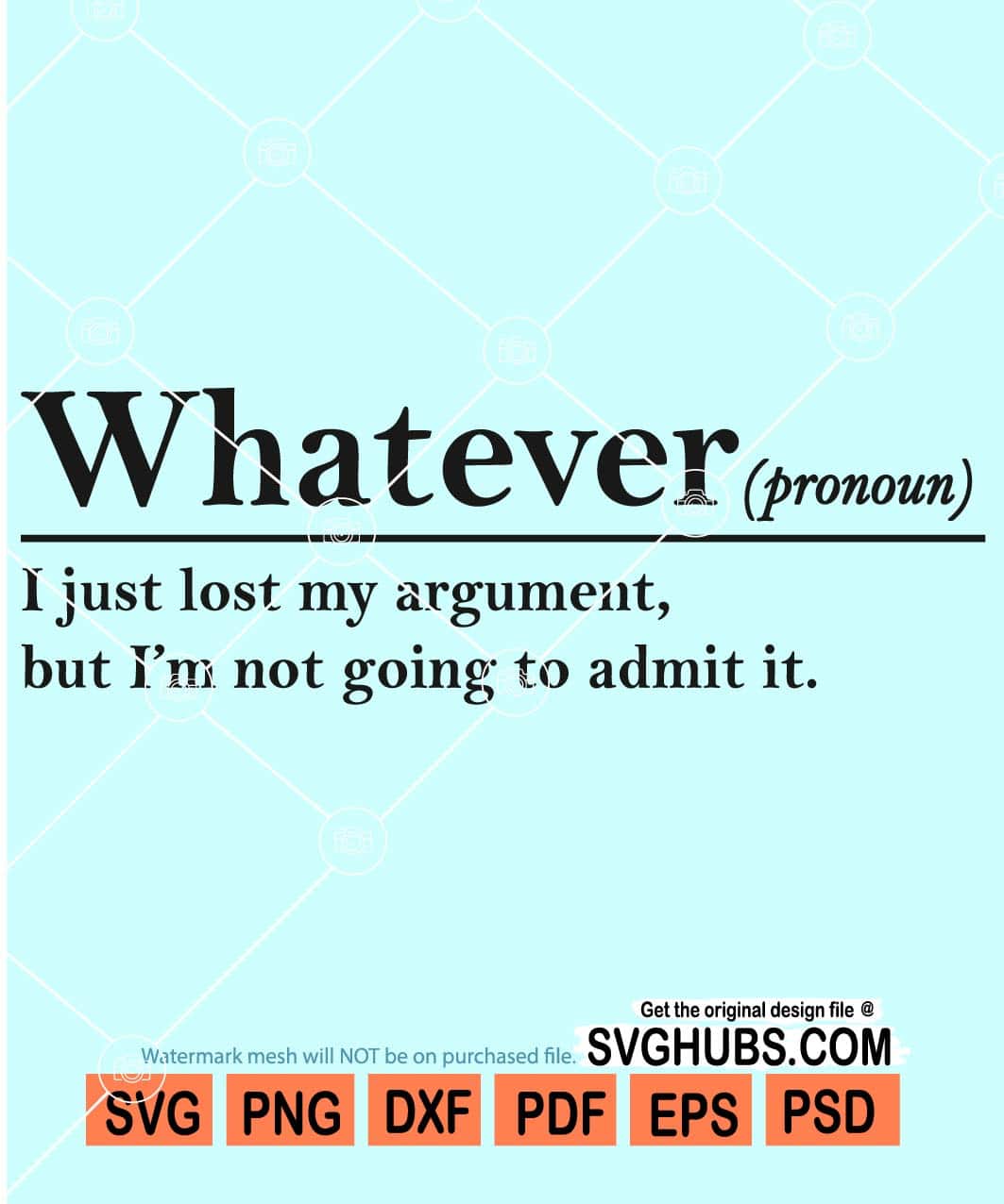Whatever defination svg