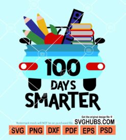 100 days smarter svg