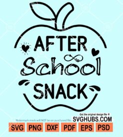 After school snack svg