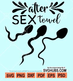 After sex towel svg