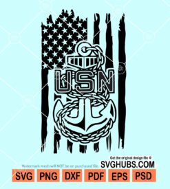 American navy anchor svg