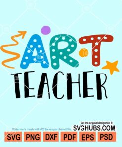 Art teacher svg
