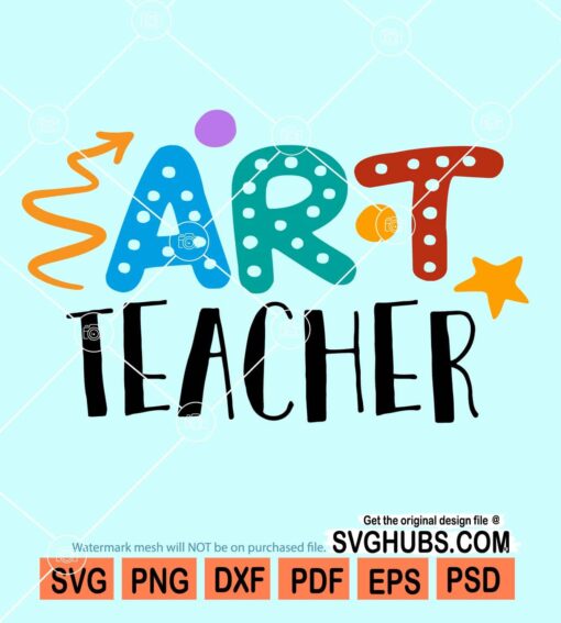 Art teacher svg