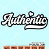 Authentic svg