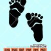 Baby feet svg