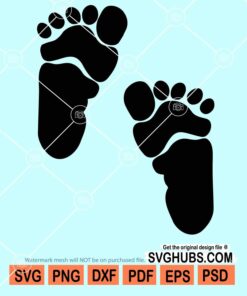 Baby feet svg