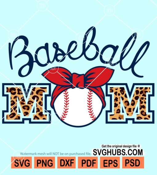 Baseball mom svg