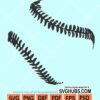 Baseball stitches svg