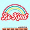 Be kind rainbow svg