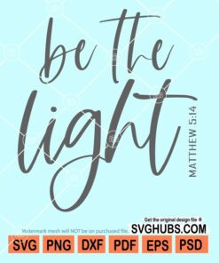 Be the light svg