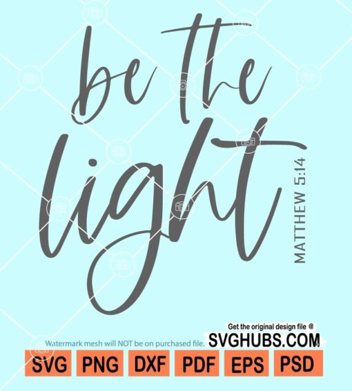 Be the light svg
