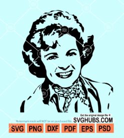 Betty white SVG