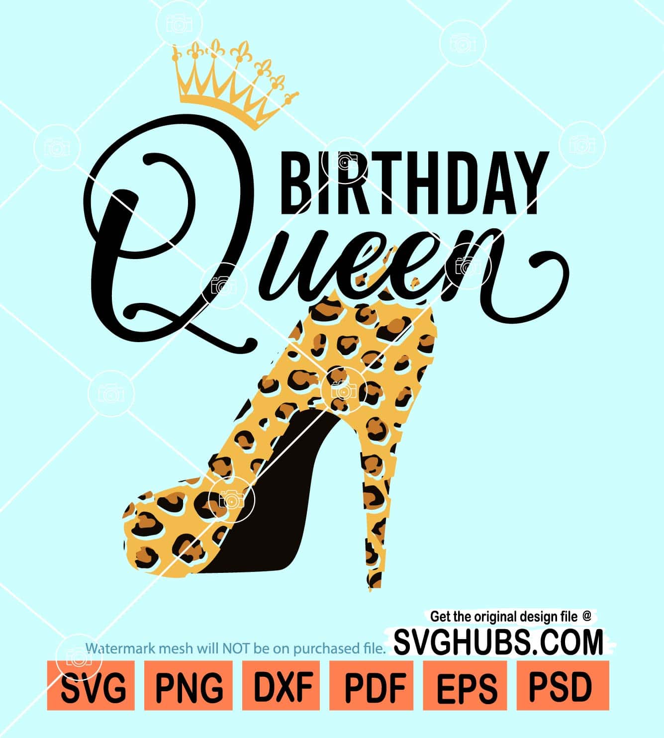 Birthday queen svg