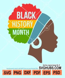 Black history month svg