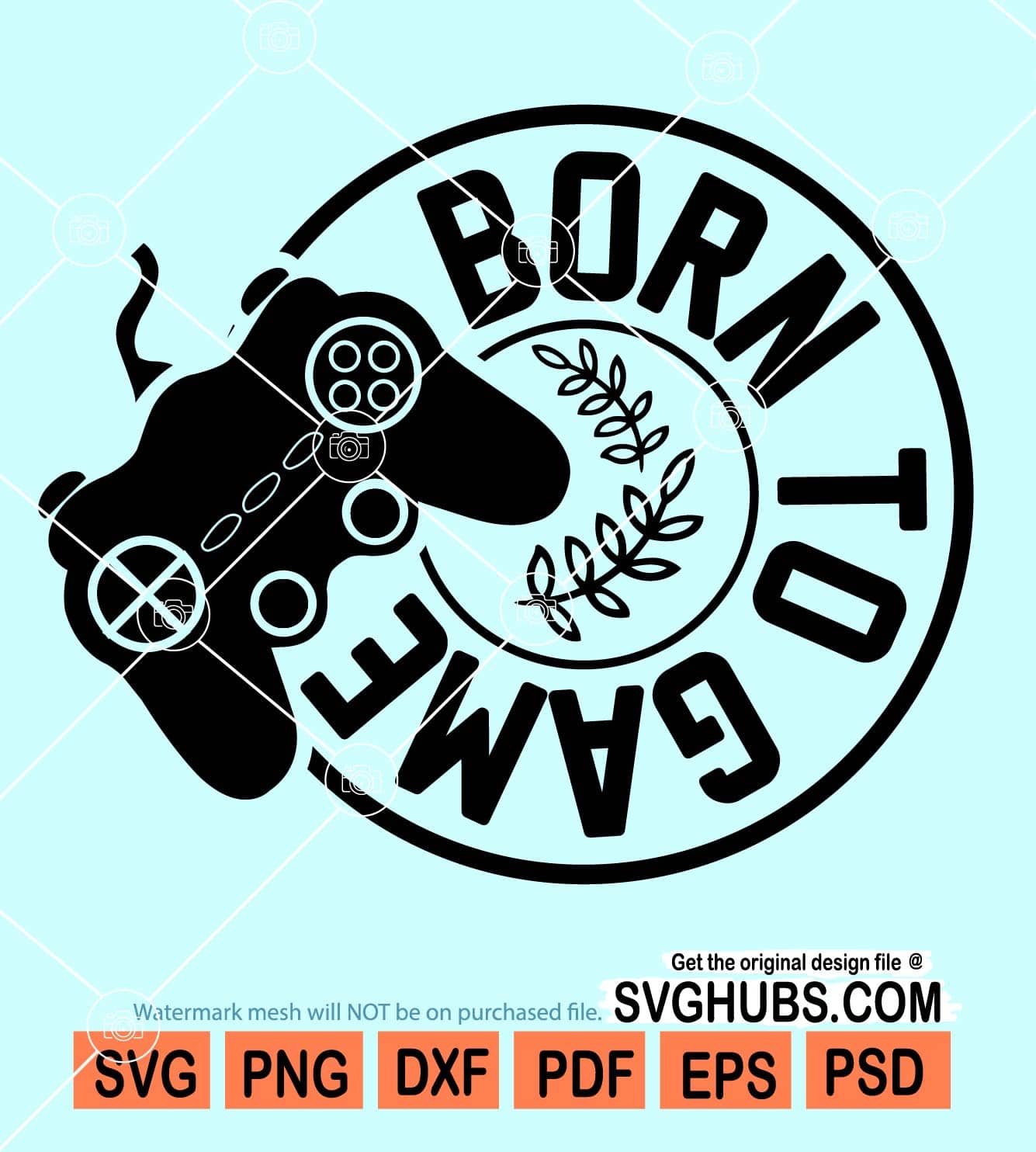 For Cricut,Silhouette Cameo,Vinyl Decal Video Game Controller SVG File,Gamer Monogram SVG Vector Clip Art for Commercial /& Personal Use