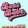 Boss babe leopard svg