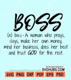Boss defination svg