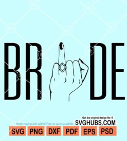 Bride Finger Svg
