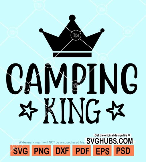 Camp king svg