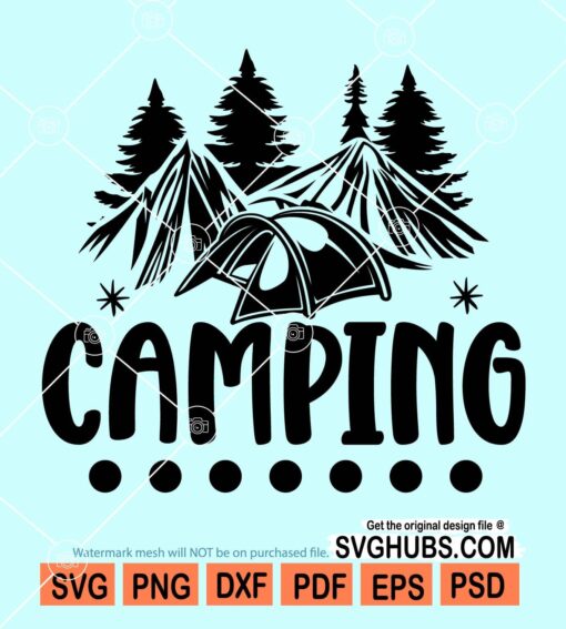 Camping svg