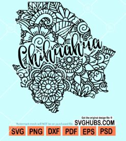 Chihuahua mandala svg