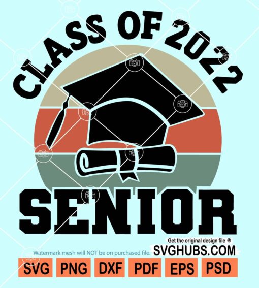 Class of 2022 senior svg
