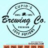 Cupid's brewing co. love potions svg