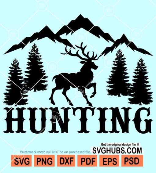 Deer hunting svg