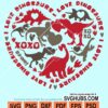 Dinosaur heart svg