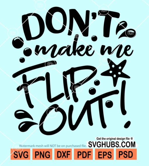 Don't make me flip out svg