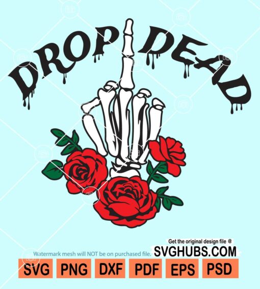 Drop dead svg