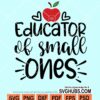 Educator of the small ones svg