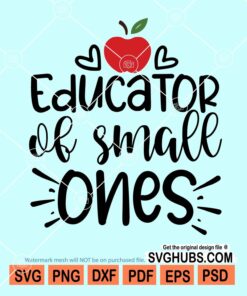 Educator of the small ones svg