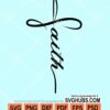 Faith cross svg