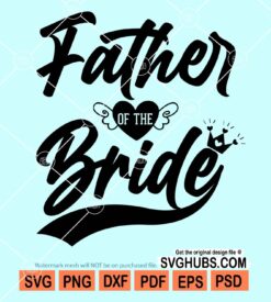 Father of the bride svg