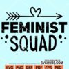 Feminist squad svg