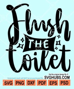Flush the toilet svg