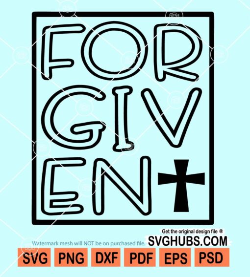 Forgiven svg