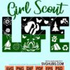 Girl scout life svg