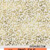 Gold Leopard print pattern PNG