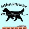 Golden retriever mom svg