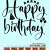 Happy birthday svg