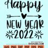 Happy new year 2022 svg