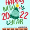 Happy new year 2022 svg