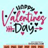 Happy valentine's day svg