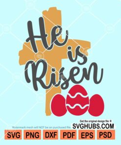 He is risen svg