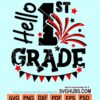 Hello first grade svg